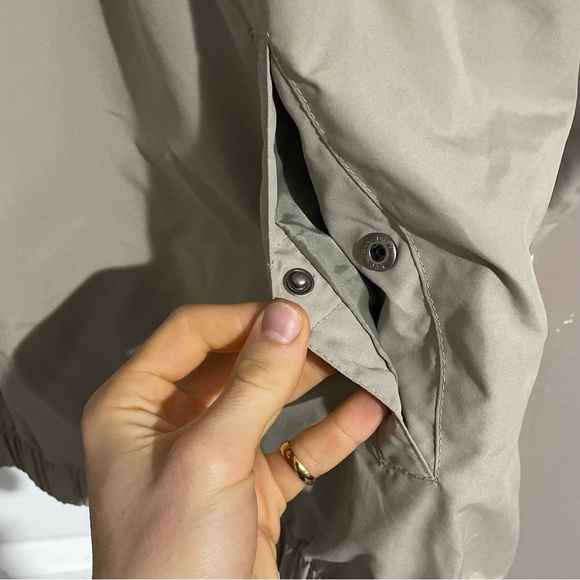 RYDER Destinations Windbreaker Mens XL Embroidered Beige Pullover Snap Buttons - Picture 4 of 9